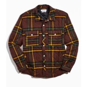 Urban Outfitters Plaid Quilted Shacket